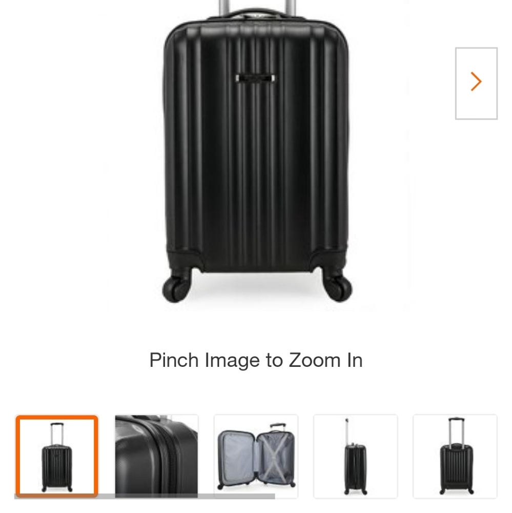 Nice small  carry on, black.